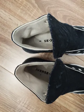 Converse negras altas