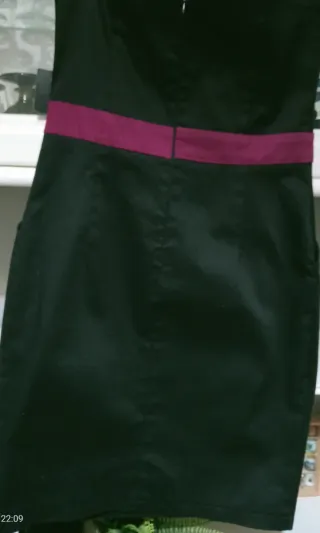 Vestido con etiqueta palabra de honor TS