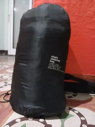 Saco de dormir camping verano ligero funda