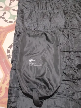 Saco de dormir camping verano ligero funda