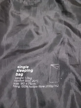 Saco de dormir camping verano ligero funda