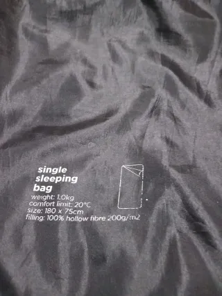 Saco de dormir camping verano ligero funda