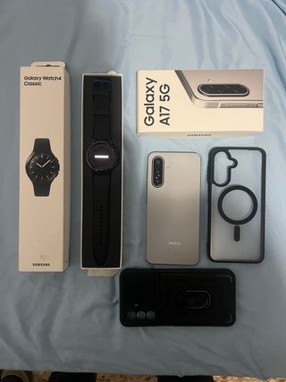 Samsung A17 5G y Watch 4 Classic