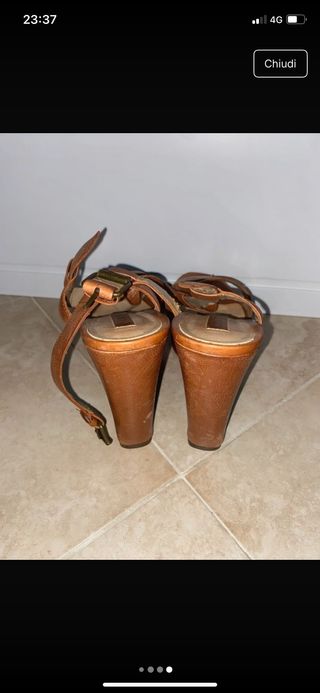 Sandali Zeppa Colorata Lucani Tg 36