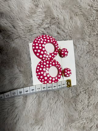 Pendientes flamenca lunares