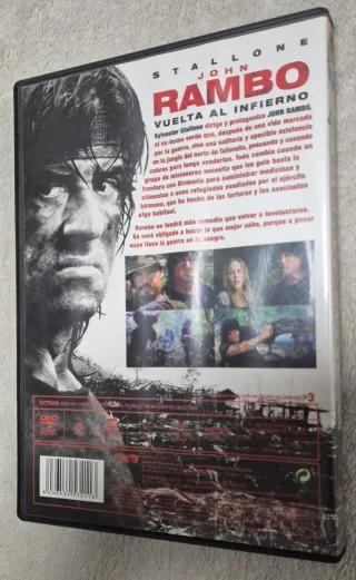 Lote 4 Películas DVD: Troya, Rambo, Gato con Botas