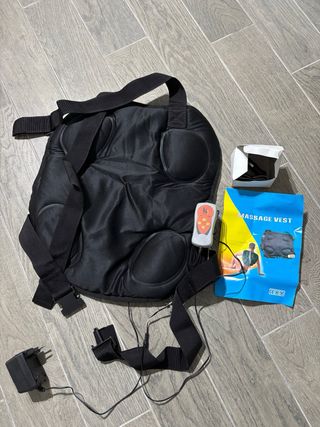 Chaleco Masaje Vibratorio Calor Espalda