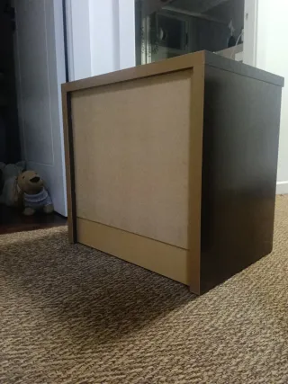 Conjunto de dos mesillas de noche y armario