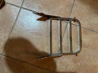 Soporte Trasero Moto Cromado