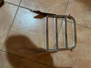 Soporte Trasero Moto Cromado