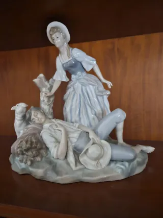 Figura Lladro porcelana.Siesta Pastoral.