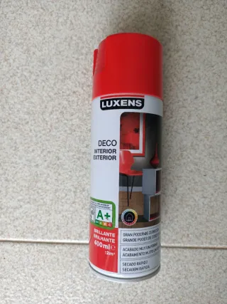 Spray pintura Luxens Deco Interior Exterior Rojo
