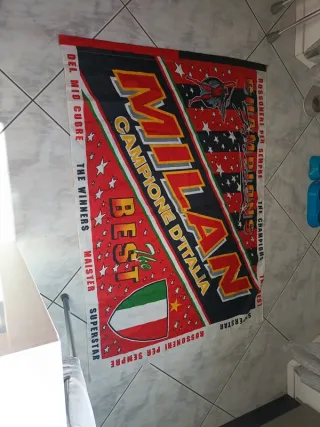 Bandiera Milan Campione d'Italia