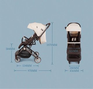 Silla de paseo ligera y plegable