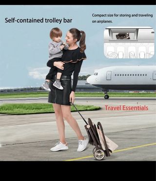 Silla de paseo ligera y plegable