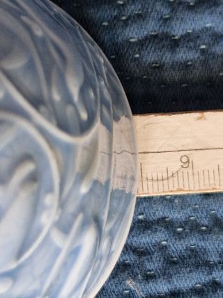 Campanella Lladro in ceramica azzurra