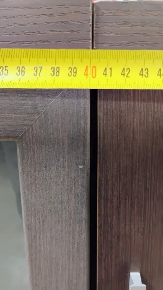 Módulos de Mueble Madera y Cristal