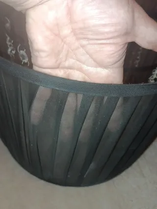 Lámpara de techo negra