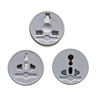 Adaptador Conector Enchufe Internacional EU UK USA