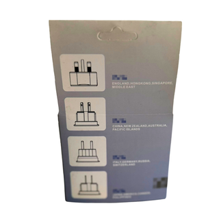 Adaptador Conector Enchufe Internacional EU UK USA