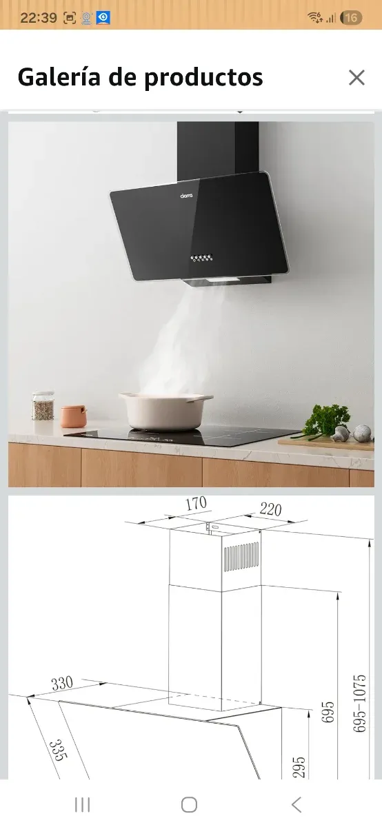 Campana Extractora CIARRA CAB6750