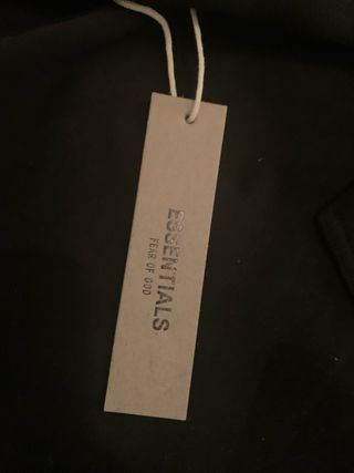 Sudadera Essentials Fear of God Negra