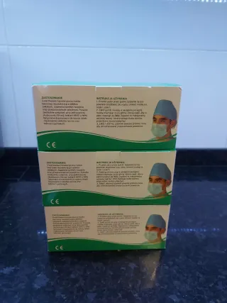 3 Cajas Mascarillas Médicas EN 14683 Tipo IIR
