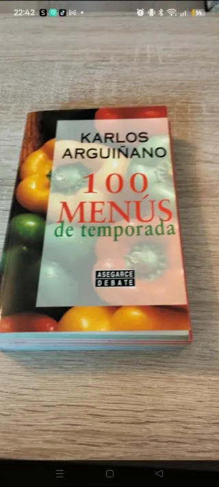 Libro de cocina Karlos Arguiñano
