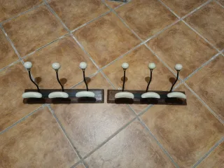 Perchero rústico madera