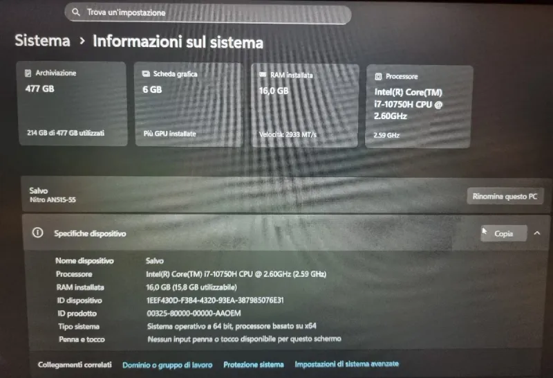Acer Nitro 5 - Laptop para juegos - RTX 3060 afbeelding 6