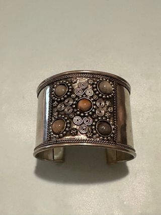 Pulsera Plata con Piedras incrustadas