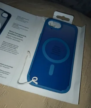 Custodia Puro Gradient iPhone 16E Blu