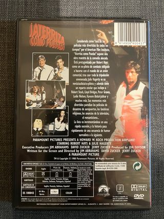 Aterriza como puedas DVD Comedia