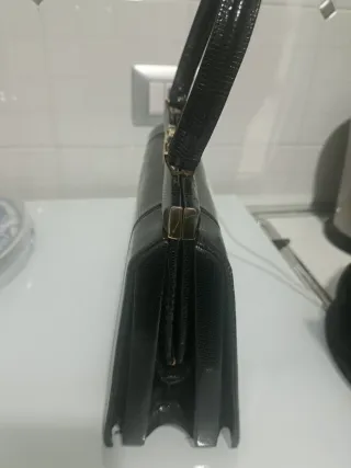 Borsa Vintage Pelle Nera Anni 50/60 modello Prada