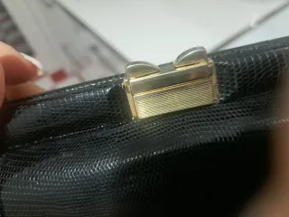 Borsa Vintage Pelle Nera Anni 50/60 modello Prada