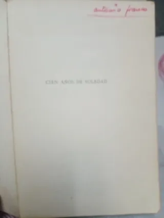 Cien años de soledad