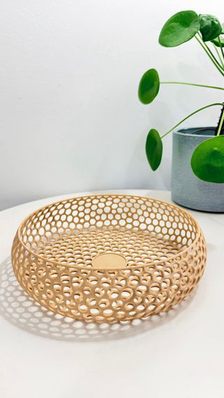 Cesto organizador moderno com tampa