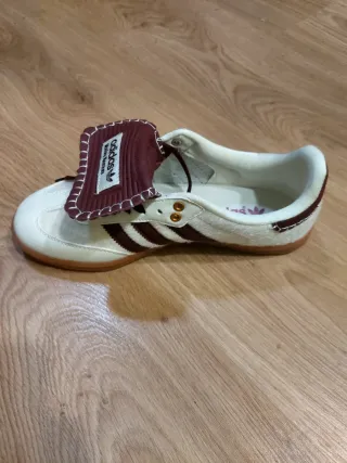Adidas Samba Wales Bonner talla 39 Blancas Granate