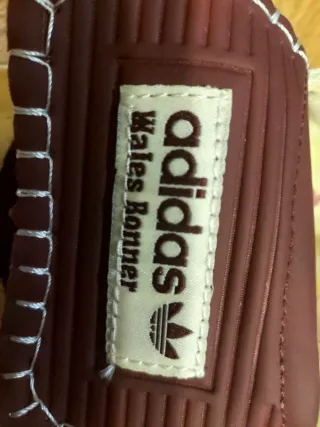 Adidas Samba Wales Bonner talla 39 Blancas Granate