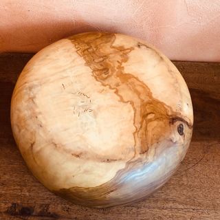 Ensaladera de madera de olivo