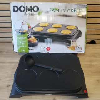 Placa para cocinar tortitas DOMO 6 cavidades