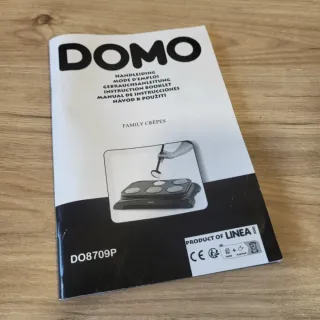 Placa para cocinar tortitas DOMO 6 cavidades