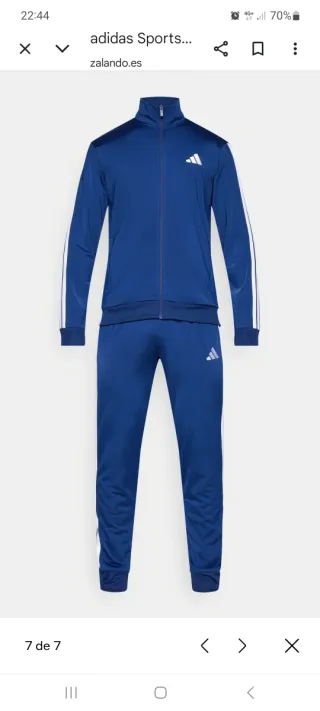 Chándal Adidas Hombre Azul Talla XXL