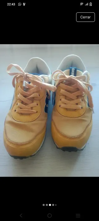 Zapatillas MTNG Amarillas y Azules