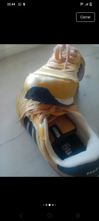 Zapatillas MTNG Amarillas y Azules