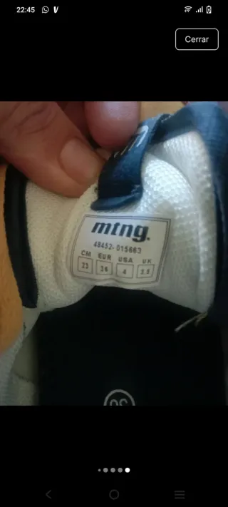 Zapatillas MTNG Amarillas y Azules