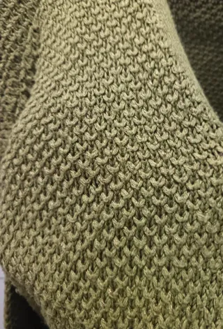 Cárdigan INEXTENSO verde oliva Talla L