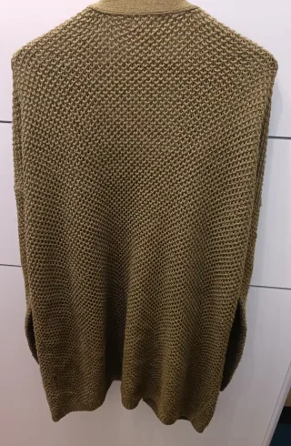 Cárdigan INEXTENSO verde oliva Talla L