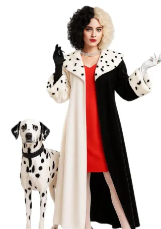 Disfraz Cruella Dálmata Mujer Talla M