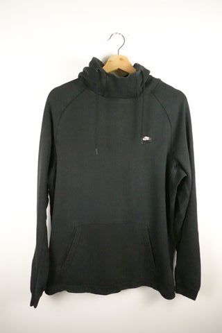 Sudadera Nike Negra Logo Pequeño Talla L